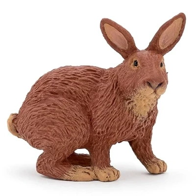 Afbeelding van Papo Verzamelfiguren Bruin Konijn Boerderijdieren Geschikt voor Kinderen Meisjes En Jongens Vanaf 3 jaar