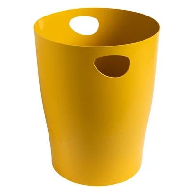 Image de Exacompta Bee Blue corbeille à papier jaune safran