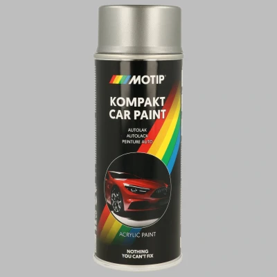 Afbeelding van MOTIP 55140 Voertuig combinatielak 400ml spuitbus zwart Kompakt grey metallic 12 ml