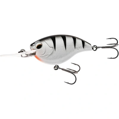 Afbeelding van LMAB KØFI Power Vibe 55 Medium Runner Crankbait 5.5cm (13g) White Tiger Plug