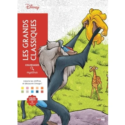 Afbeelding van Disney Les Grands Classiques 1 Kleurboek voor volwassenen