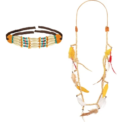 Afbeelding van Boland Set Hopi Volwassenen Unisex Indiaan Cowboy
