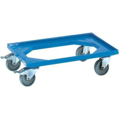 Afbeelding van fetra Euro Box Transportwagen, open kunststof frame