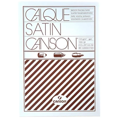 Image de CANSON papier calque , format A4, très transparent, 100F