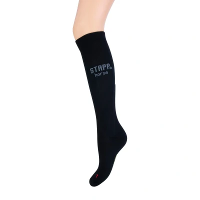 Image de Stapp Horse Chaussettes d&#039;Équitation Compression Noir 39 42