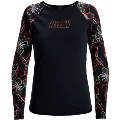 Afbeelding van Roxy Surflongsleeve MIT Bikinitop, Dames, Maat: Small, Black