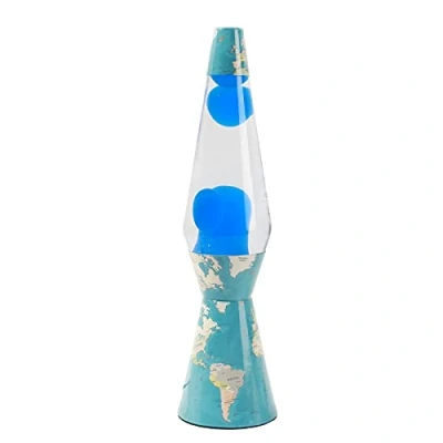 Afbeelding van Lavalamp Wereldkaart, 40cm