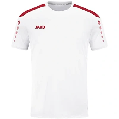 Afbeelding van JAKO Trikot Power Sport Tshirt, Heren, Maat: 46/48, White/red