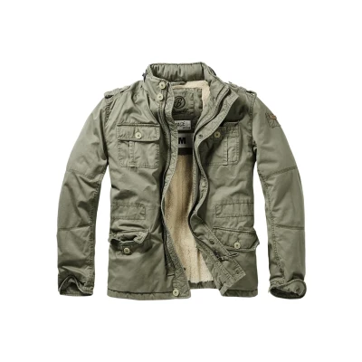 Afbeelding van Brandit Britannia Jas, Heren, Maat: Large, Olive
