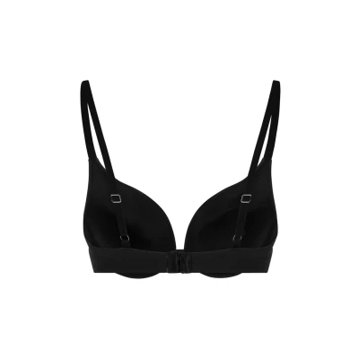 Afbeelding van Hunkemöller Katoenen voorgevormde push up beugel bh Zwart A70
