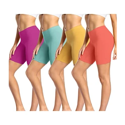 Afbeelding van Wirarpa Fietsonderbroek voor dames, hoge taille, katoen, maat S tot 5XL, Meerkleurig