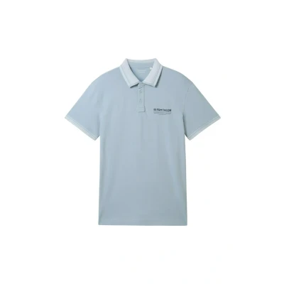 Afbeelding van TOM Tailor Poloshirt, Heren, Maat: XL, Foggy blue