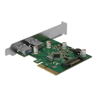 Image de Delock Adaptateur USB PCIe 3.0 x4 profil bas 3.1 Gen 2 x