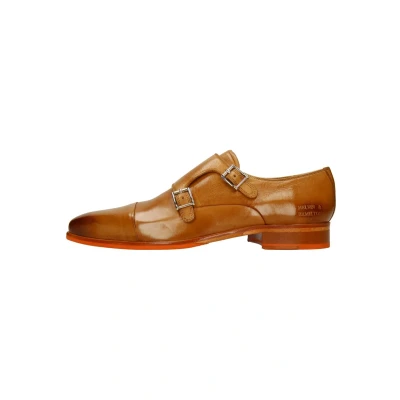 Afbeelding van Melvin &amp; Hamilton Instappers, Heren, Maat: 43, Beige Leer
