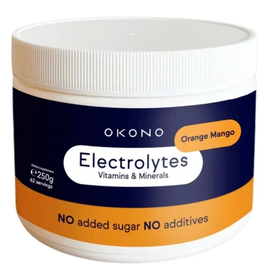 Afbeelding van OKONO Keto Elektrolyten orange mango 250 gr