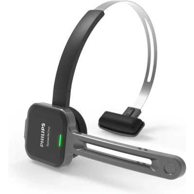 Afbeelding van Philips SpeechOne Draadloze dicteerheadset PSM6300 Docking station, Statuslampje, USB kabel, Nekband, Bevestiging hoofdband, Magnetisch oorkussentje