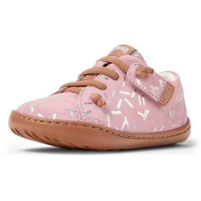 Afbeelding van Camper PEU CAMI First Walkers Babyschoenen pink/silvercoloured voor kinderen, Maat: 25, Pink/silver coloured Veloursleer