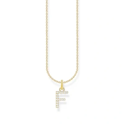 Afbeelding van Thomas Sabo KE2245 414 14 L45V Halsketting Dames 925er Zilver 18K geel verguld 38 45cm