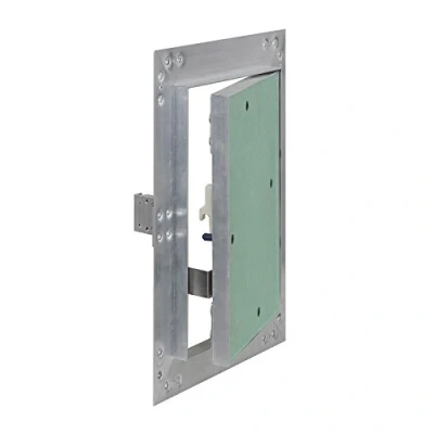 Afbeelding van WilTec Trappe Visite Frames, aluminium, 25 x 40 cm, 12,5 mm, gipsplaat, toegangspaneel, onderhoud