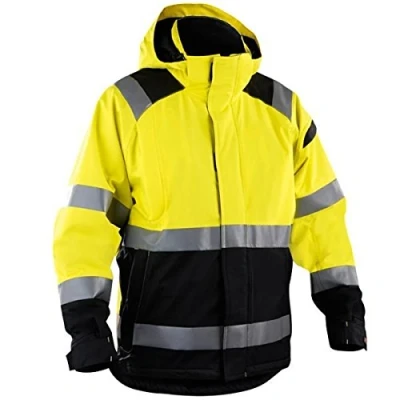 Afbeelding van Blåkläder 4987 1987 Shell jack High Vis ongevoerd Geel/Zwart maat XL