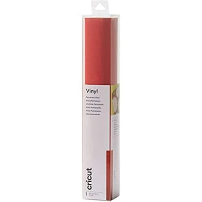 Afbeelding van Cricut Premium Vinyl Shimmer Permanent, Polychloride, Rood, 1,2 m