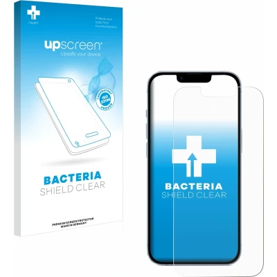 Afbeelding van upscreen Screenprotector voor Apple iPhone 14 Folie Beschermfolie transparant antibacterieel