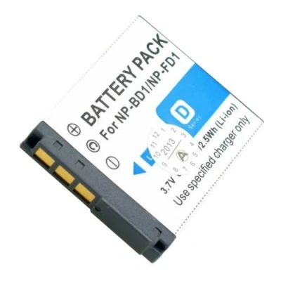 Afbeelding van AccuCell batterij geschikt voor Sony Cybershot DSC T70, 750mAh
