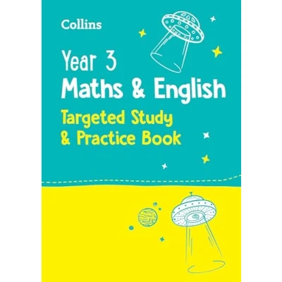 Afbeelding van Year 3 Maths and English KS2 Targeted Study Practice Book Ideal for use at home Collins