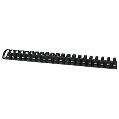 Afbeelding van Office Products 20243915 05 boekbinderkammen, A4, 38 mm, 350 pagina&#039;s, kunststof, zwart, 50 stuks