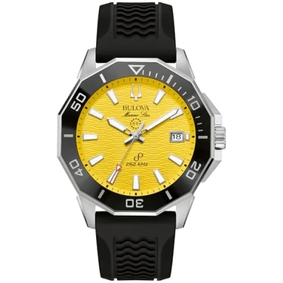 Afbeelding van Bulova Marine Star 96B431 Horloge Siliconen Zwart Ø 43 mm