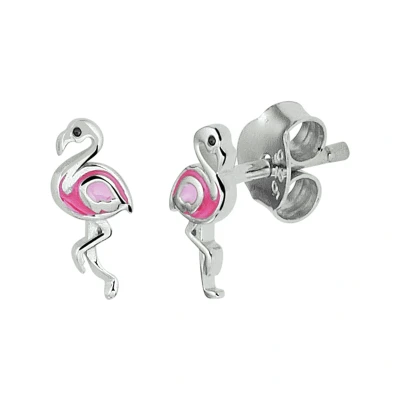 Afbeelding van Yep! oorknoppen flamingo zilver