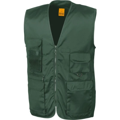 Afbeelding van Result Safari Waistcoat R045X Lichen Green