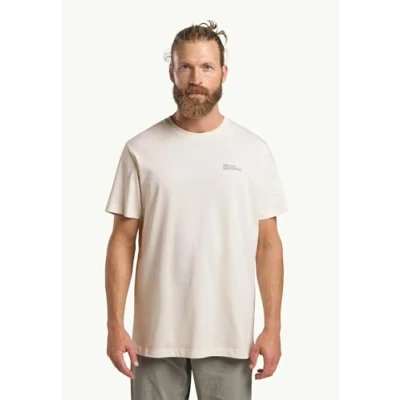 Afbeelding van Jack Wolfskin Essential T M Tshirt basic, Heren, Maat: XXL, Cotton white