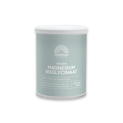 Afbeelding van Mattisson Magnesium Bisglycinaat poeder 11% elementair 200 g