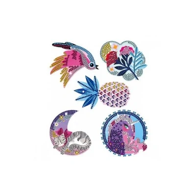 Image de Kit créatif Janod Pixel art strass jolies deco