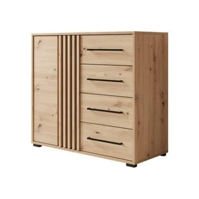 Afbeelding van Meubella Dressoir Adyson Eiken 93 cm