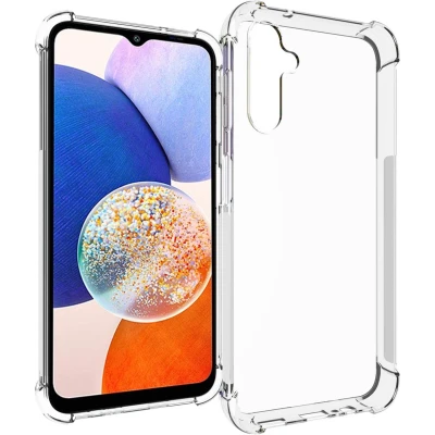 Afbeelding van iMoshion Hoesje Geschikt voor Samsung Galaxy A14 (4G) / (5G) Siliconen Shockproof Case Transparant