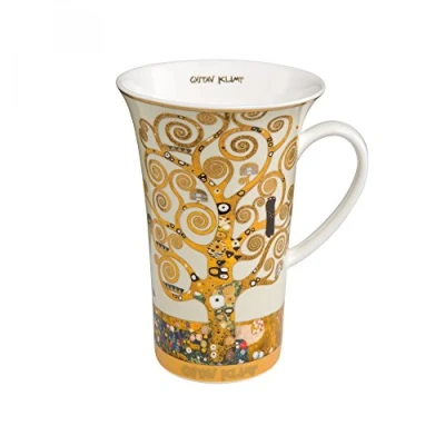 Afbeelding van Goebel 67 012 04 1 Tree of Life beker, porselein, goud