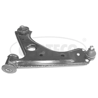 Afbeelding van CORTECO 49399480 Draagarm Met draag/ stuur gewricht, rubberlager Vooras links Driehoeksdraagarm Plaatstaal FIAT: Punto Evo Hatchback