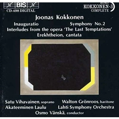 Afbeelding van Satu Vihavainen, Walton Grönroos, Lahti Symphony Orchestra Kokkonen: Inauguratio/ No. 2 (CD)