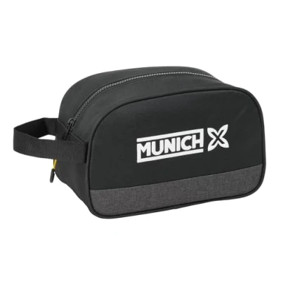 Afbeelding van Reistasje Munich Topo Zwart 26 x 15 12 cm