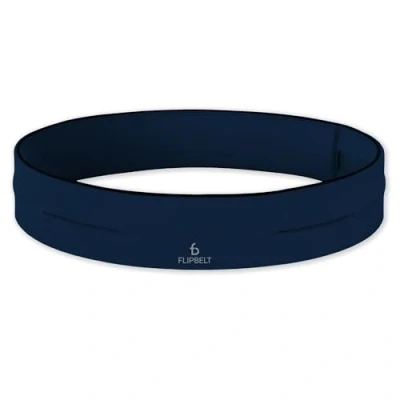 Afbeelding van FlipBelt Klassieke loopgordel voor mobiele telefoon en kleine accessoires, trainingstas dames heren, nachtblauw, XS