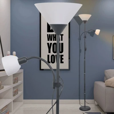 Afbeelding van Vloerlamp zwart