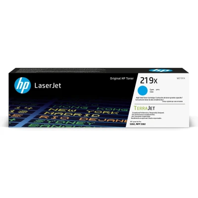 Afbeelding van HP Tonercartridge W2191X 219X blauw