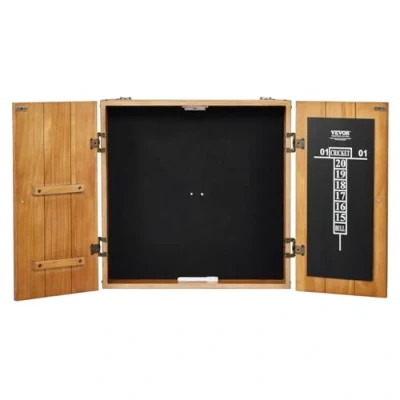 Image de VEVOR Armoire à Fléchettes en Bois Massif (Cible de Non Incluse)