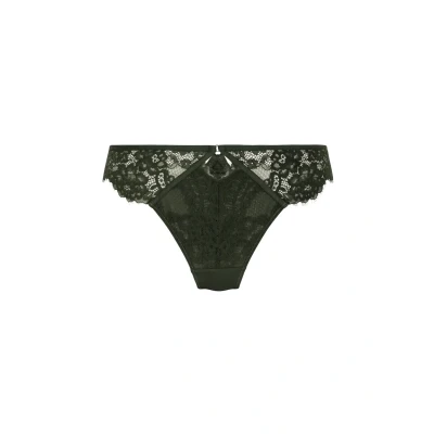 Afbeelding van Hunkemöller Dames Lingerie String Amara Groen maat XS