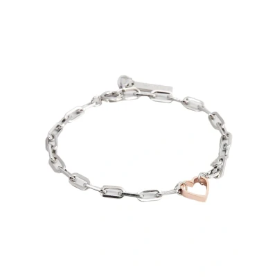 Afbeelding van Liebeskind Berlin Armband, Dames, Maat: 20, Bicolor (silver, ip rosegold)