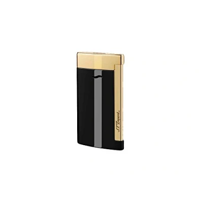 Afbeelding van ST Dupont Slim 7 aansteker Zwart/Goudkleurig