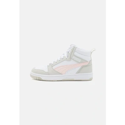 Afbeelding van Rebound V6 Mid sneakers, Roze/Grijs/Wit, Maat 38,5 PUMA