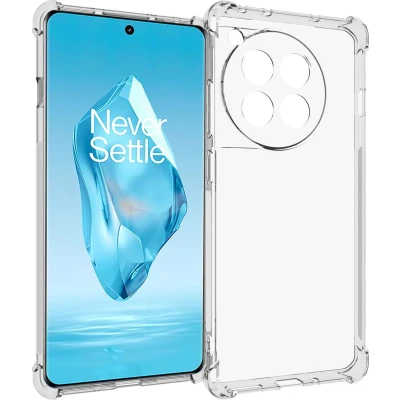 Afbeelding van iMoshion Hoesje Geschikt voor OnePlus 12R Siliconen Shockproof Case Transparant